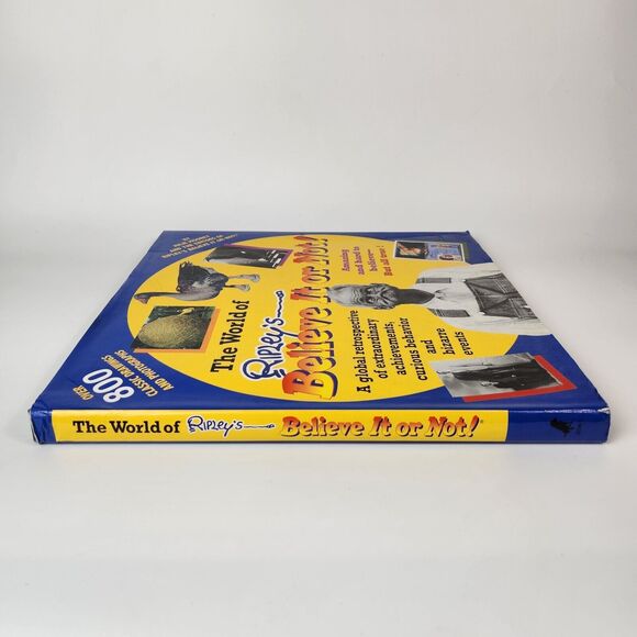 The World Of Ripleys Believe It Or Not Hardcover Book 1999 Bizarre Extraordinary - Picture 4 of 11